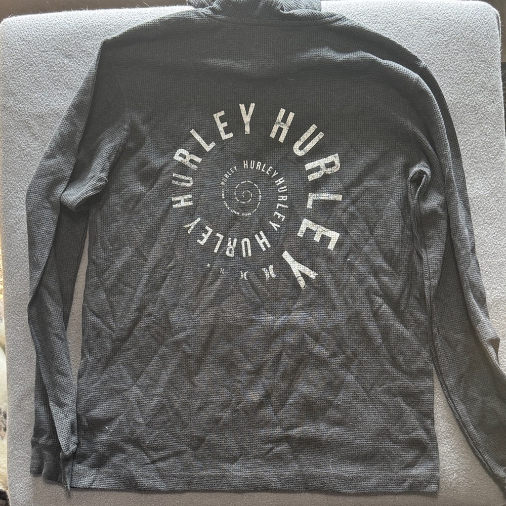 Hurley Men's Charcoal Long Sleeve Tee